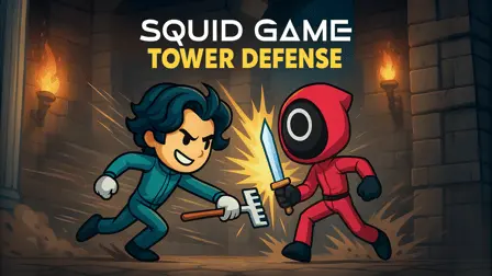Play Squid Game Tower Defense - Free Online Horror Game